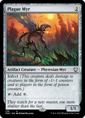 Plague Myr [Phyrexia: All Will Be One Commander] MTG Single Magic: The Gathering    | Red Claw Gaming