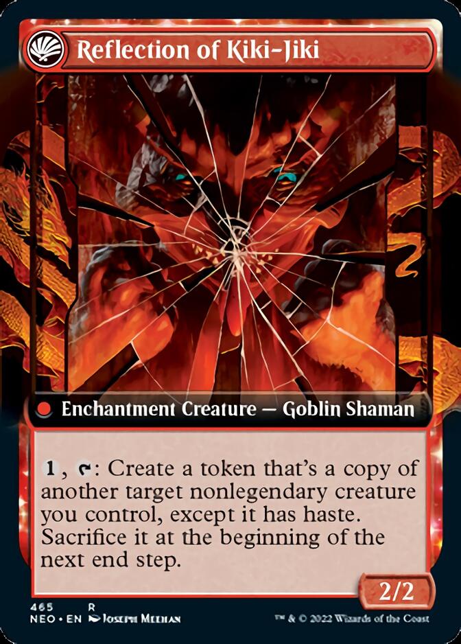 Fable of the Mirror-Breaker // Reflection of Kiki-Jiki (Extended Art) [Kamigawa: Neon Dynasty] MTG Single Magic: The Gathering    | Red Claw Gaming