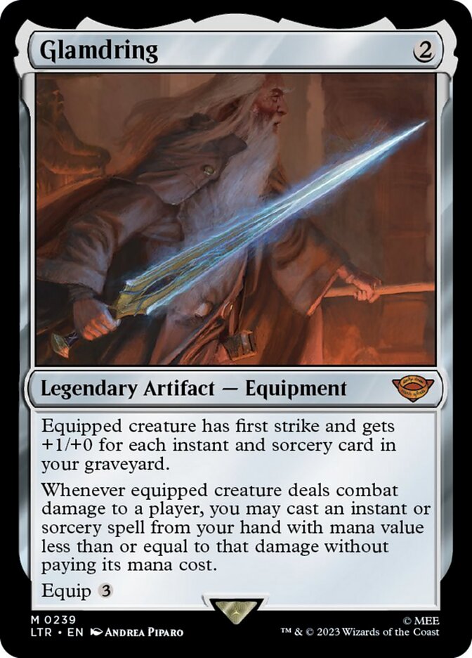 Glamdring [The Lord of the Rings: Tales of Middle-Earth] MTG Single Magic: The Gathering | Red Claw Gaming