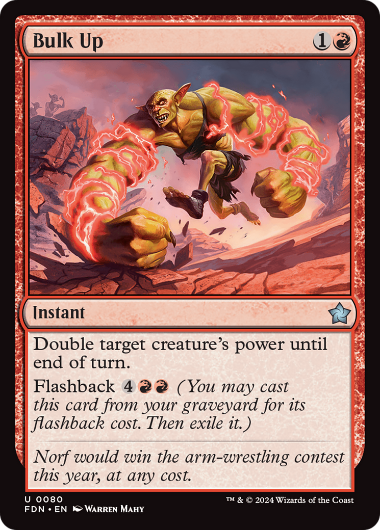 Bulk Up [Foundations] MTG Single Magic: The Gathering | Red Claw Gaming