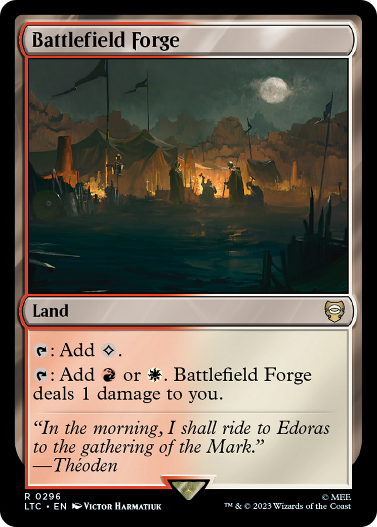 Battlefield Forge [The Lord of the Rings: Tales of Middle-Earth Commander] MTG Single Magic: The Gathering | Red Claw Gaming