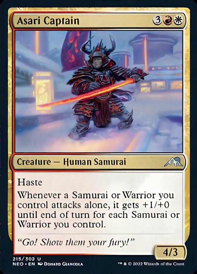 Asari Captain [Kamigawa: Neon Dynasty] MTG Single Magic: The Gathering    | Red Claw Gaming