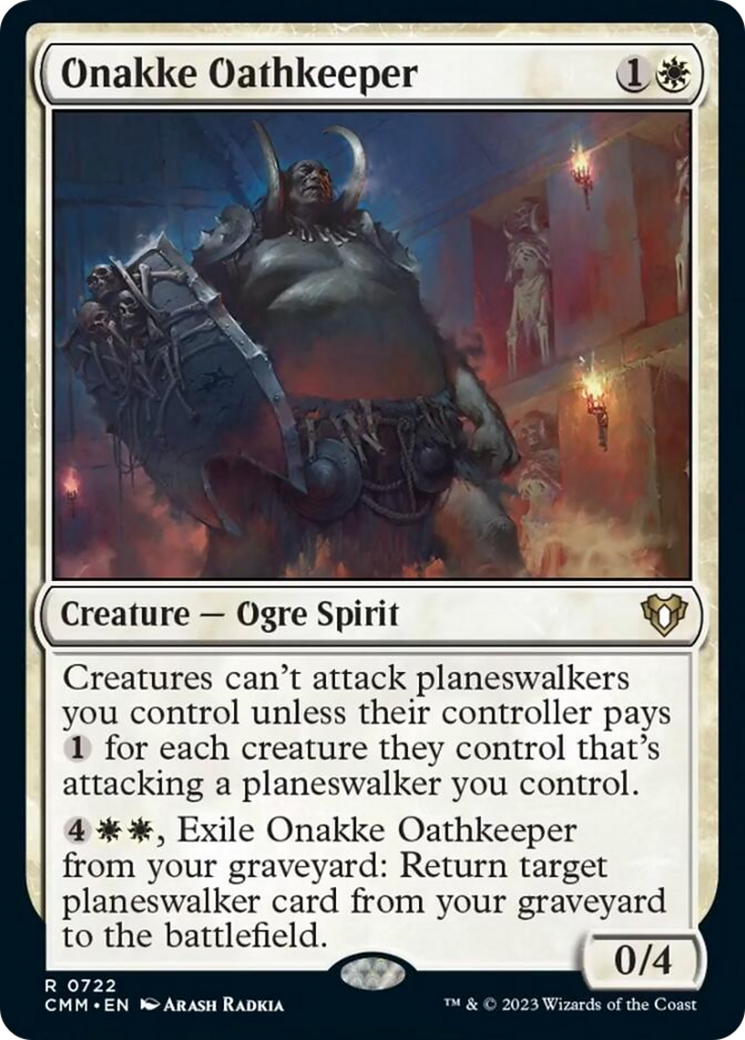 Onakke Oathkeeper [Commander Masters] MTG Single Magic: The Gathering    | Red Claw Gaming