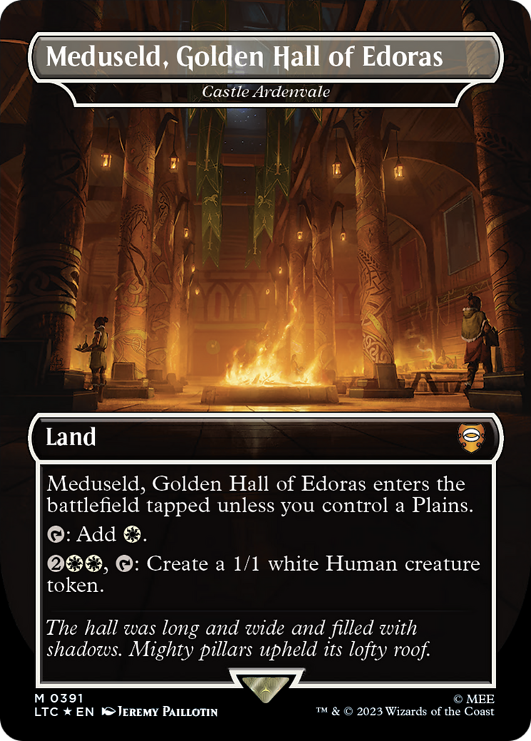 Meduseld, Golden Hall of Edoras - Castle Ardenvale (Surge Foil Realms and Relics) [The Lord of the Rings: Tales of Middle-Earth Commander] MTG Single Magic: The Gathering | Red Claw Gaming