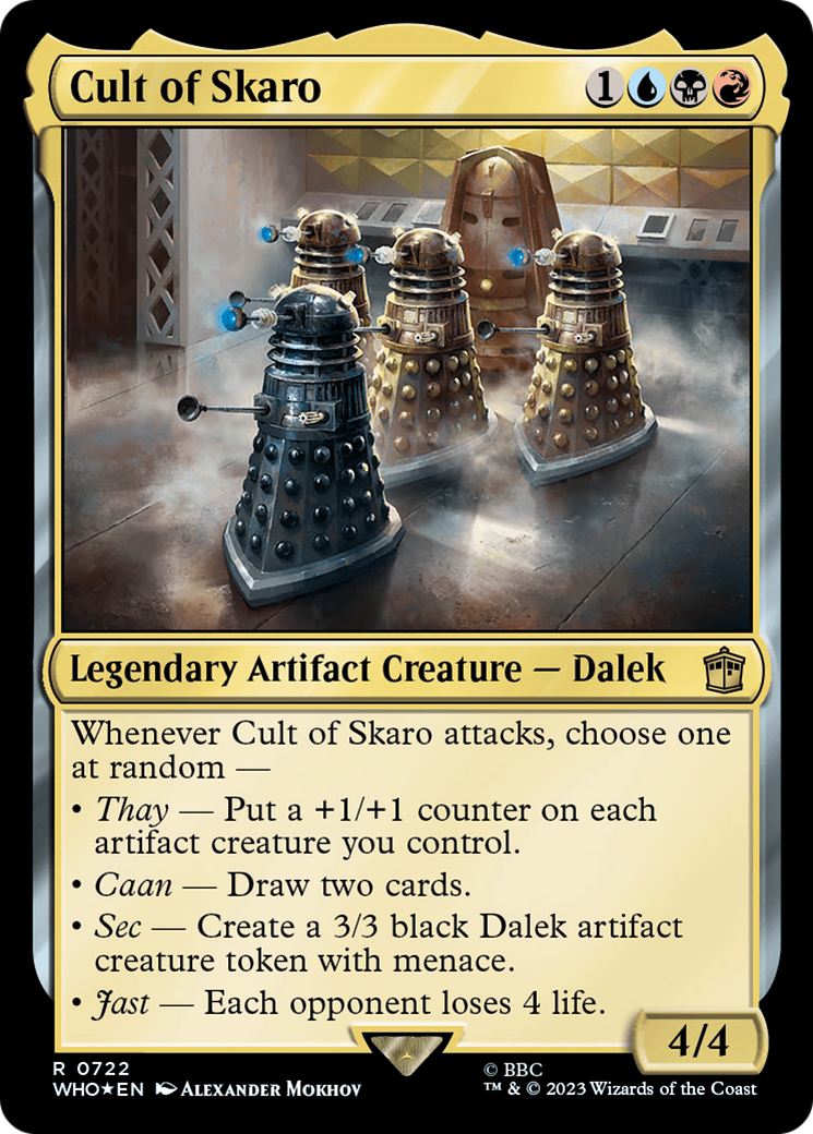 Cult of Skaro (Surge Foil) [Doctor Who] MTG Single Magic: The Gathering    | Red Claw Gaming