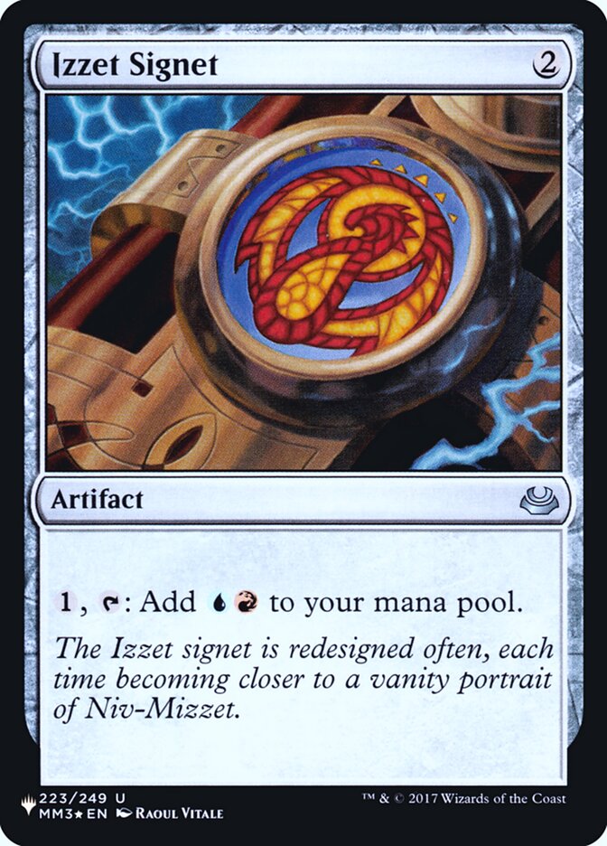 Izzet Signet [Secret Lair: Heads I Win, Tails You Lose] MTG Single Magic: The Gathering    | Red Claw Gaming