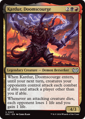 Kardur, Doomscourge [Duskmourn: House of Horror Commander] MTG Single Magic: The Gathering    | Red Claw Gaming