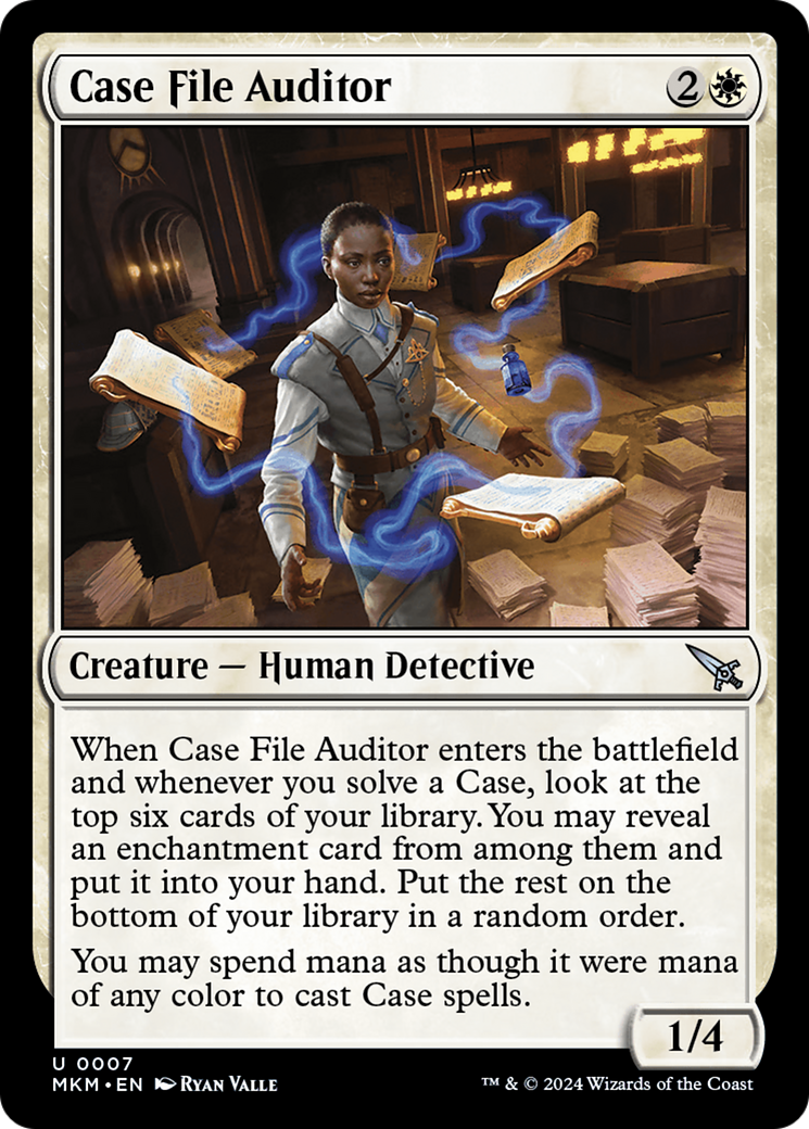 Case File Auditor (Blue) [Murders at Karlov Manor] MTG Single Magic: The Gathering    | Red Claw Gaming