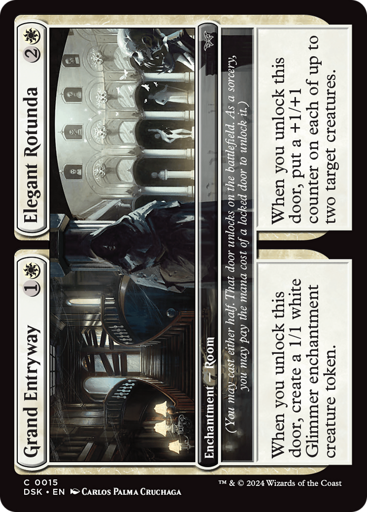 Grand Entryway // Elegant Rotunda (0015) [Duskmourn: House of Horror] MTG Single Magic: The Gathering    | Red Claw Gaming