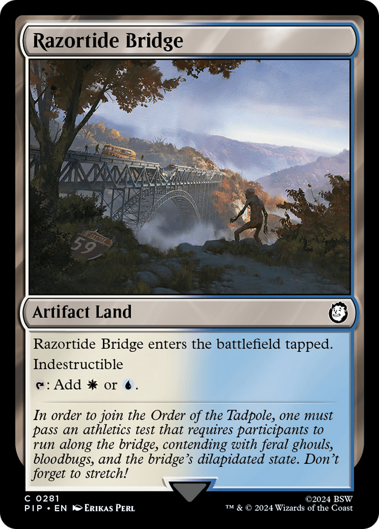 Razortide Bridge [Fallout] MTG Single Magic: The Gathering    | Red Claw Gaming