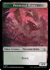 Warrior // Phyrexian Hydra (11) Double-Sided Token [March of the Machine Tokens] MTG Single Magic: The Gathering    | Red Claw Gaming