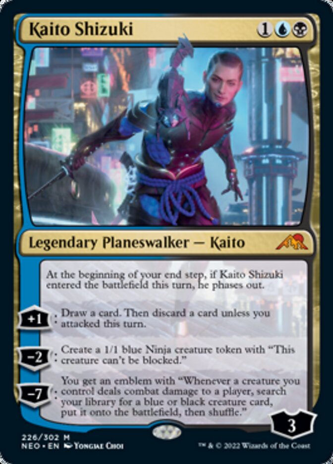 Kaito Shizuki [Kamigawa: Neon Dynasty] MTG Single Magic: The Gathering    | Red Claw Gaming