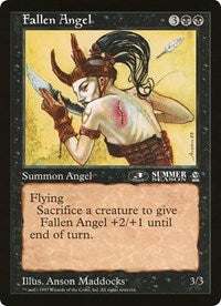 Fallen Angel (Oversized) [Oversize Cards] MTG Single Magic: The Gathering    | Red Claw Gaming