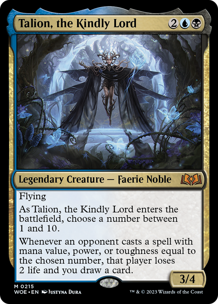 Talion, the Kindly Lord [Wilds of Eldraine] | Red Claw Gaming