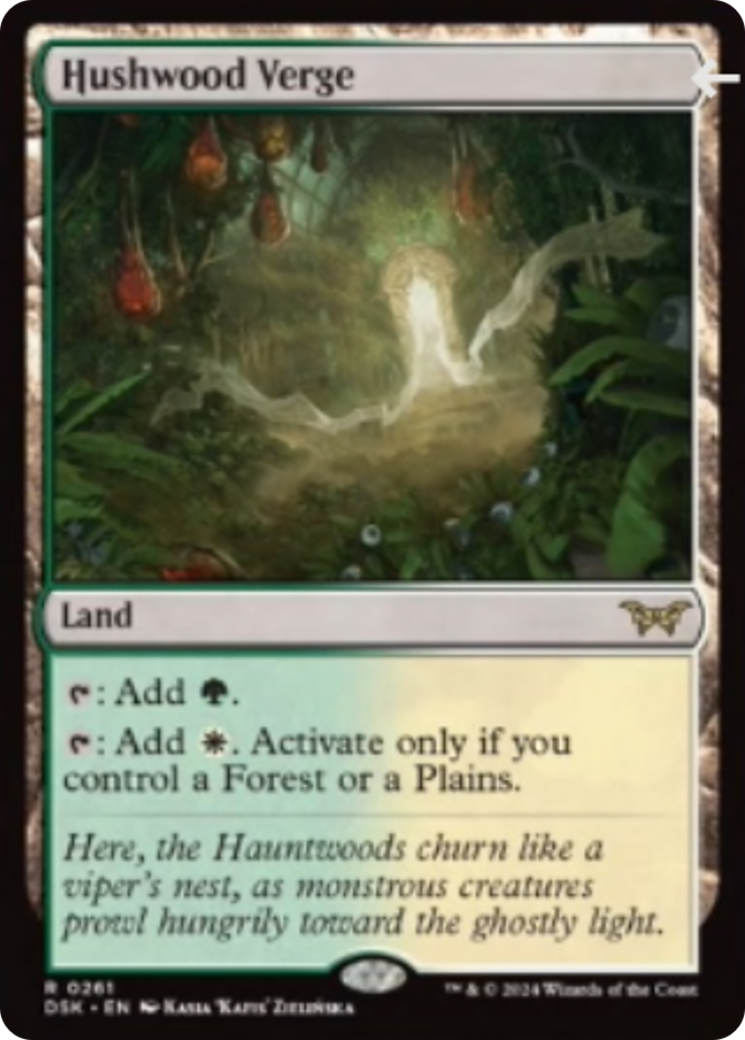 Hushwood Verge [Duskmourn: House of Horror] MTG Single Magic: The Gathering    | Red Claw Gaming