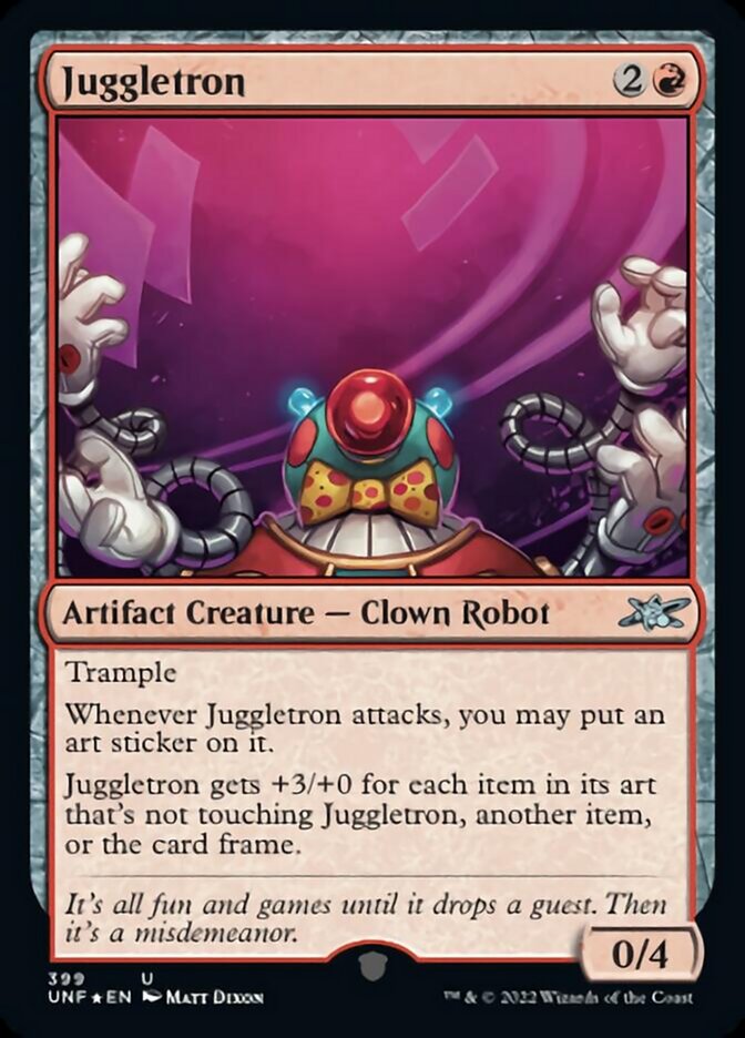 Juggletron (Galaxy Foil) [Unfinity] MTG Single Magic: The Gathering    | Red Claw Gaming