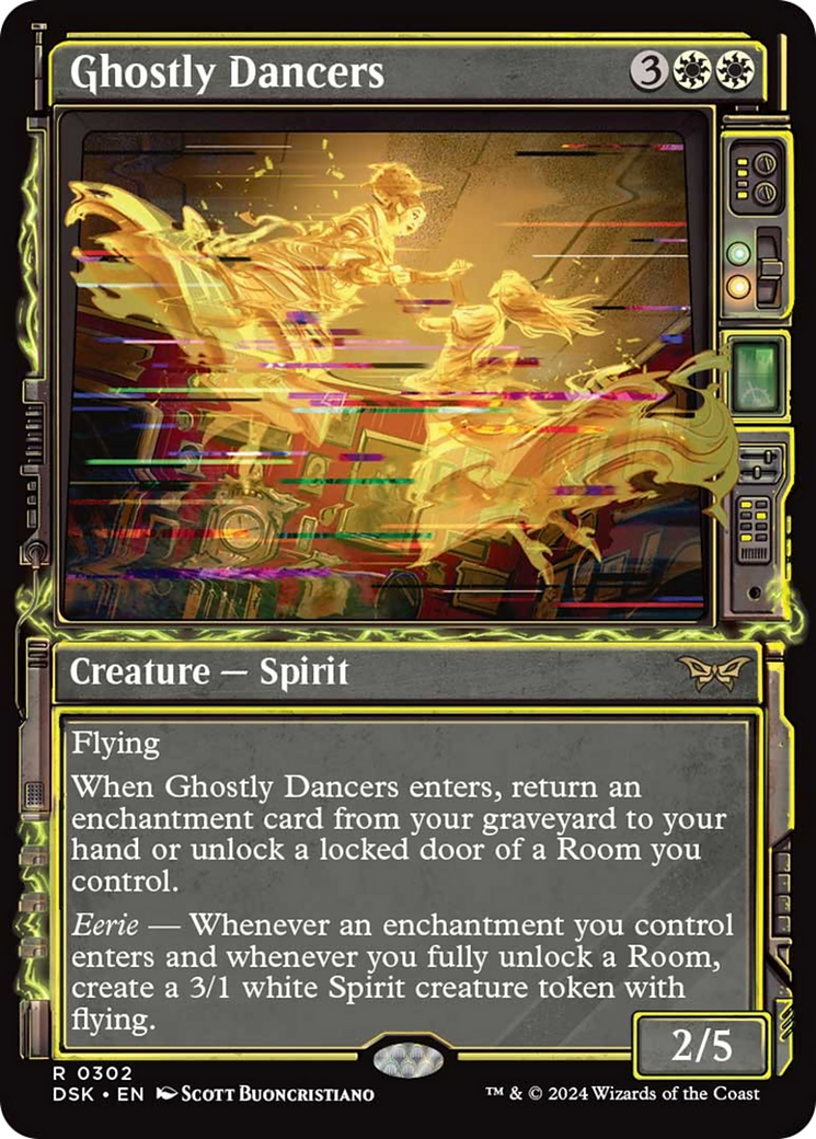 Ghostly Dancers (Showcase) [Duskmourn: House of Horror] MTG Single Magic: The Gathering    | Red Claw Gaming