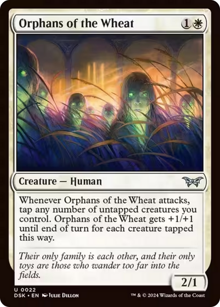 Orphans of the Wheat [Duskmourn: House of Horror] MTG Single Magic: The Gathering | Red Claw Gaming