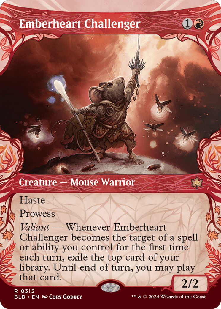 Emberheart Challenger (Showcase) [Bloomburrow] MTG Single Magic: The Gathering    | Red Claw Gaming