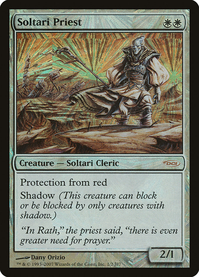 Soltari Priest [Junior Super Series] MTG Single Magic: The Gathering    | Red Claw Gaming