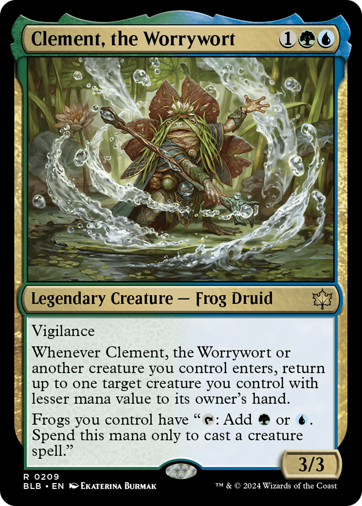 Clement, the Worrywort [Bloomburrow] MTG Single Magic: The Gathering    | Red Claw Gaming