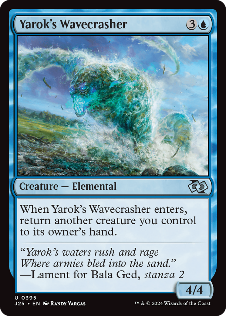 Yarok's Wavecrasher [Foundations Jumpstart] MTG Single Magic: The Gathering | Red Claw Gaming