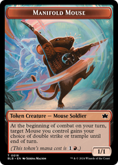 Sword // Manifold Mouse Double-Sided Token [Bloomburrow Tokens] MTG Single Magic: The Gathering    | Red Claw Gaming