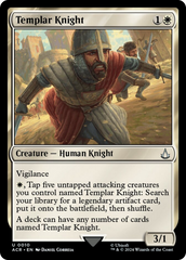 Templar Knight [Assassin's Creed] MTG Single Magic: The Gathering    | Red Claw Gaming