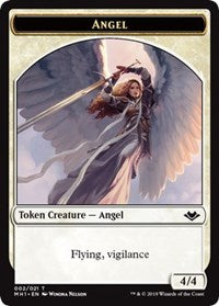 Angel (002) // Zombie (007) Double-Sided Token [Modern Horizons Tokens] MTG Single Magic: The Gathering    | Red Claw Gaming