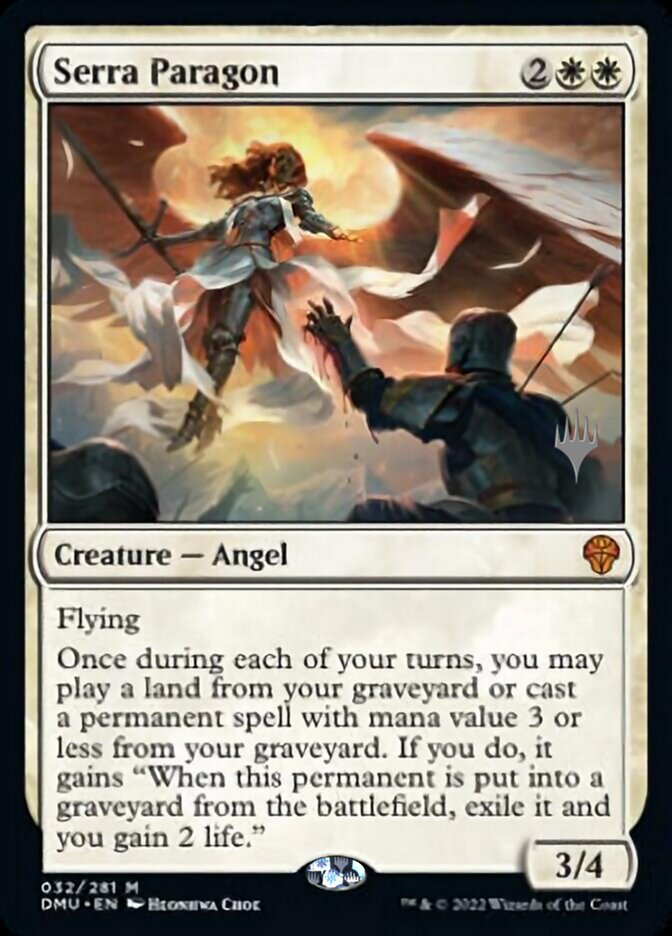 Serra Paragon (Promo Pack) [Dominaria United Promos] MTG Single Magic: The Gathering    | Red Claw Gaming