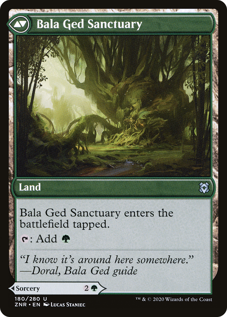 Bala Ged Recovery // Bala Ged Sanctuary [Secret Lair: From Cute to Brute] MTG Single Magic: The Gathering | Red Claw Gaming