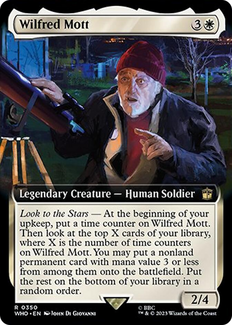 Wilfred Mott (Extended Art) [Doctor Who] MTG Single Magic: The Gathering    | Red Claw Gaming