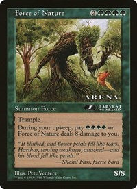 Force of Nature (Oversized) [Oversize Cards] MTG Single Magic: The Gathering    | Red Claw Gaming