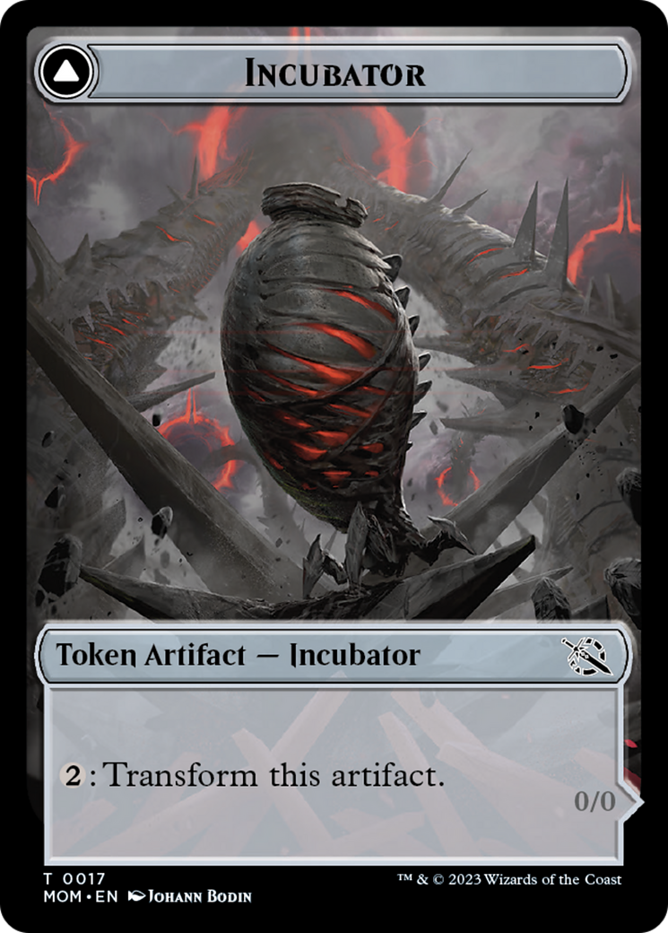 Incubator // Phyrexian (17) Double-Sided Token [March of the Machine Tokens] MTG Single Magic: The Gathering    | Red Claw Gaming