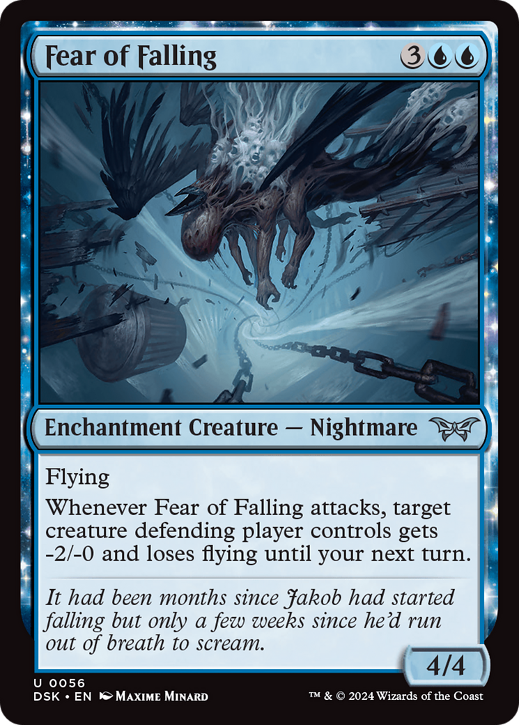 Fear of Falling [Duskmourn: House of Horror] MTG Single Magic: The Gathering | Red Claw Gaming