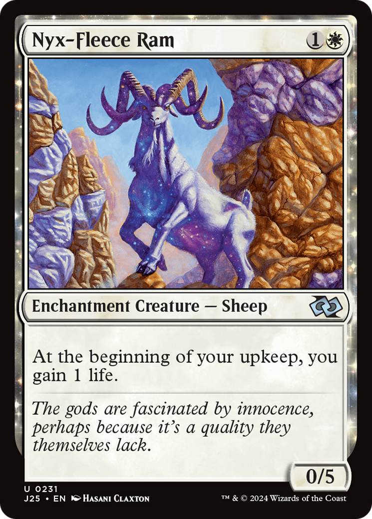 Nyx-Fleece Ram [Foundations Jumpstart] MTG Single Magic: The Gathering    | Red Claw Gaming