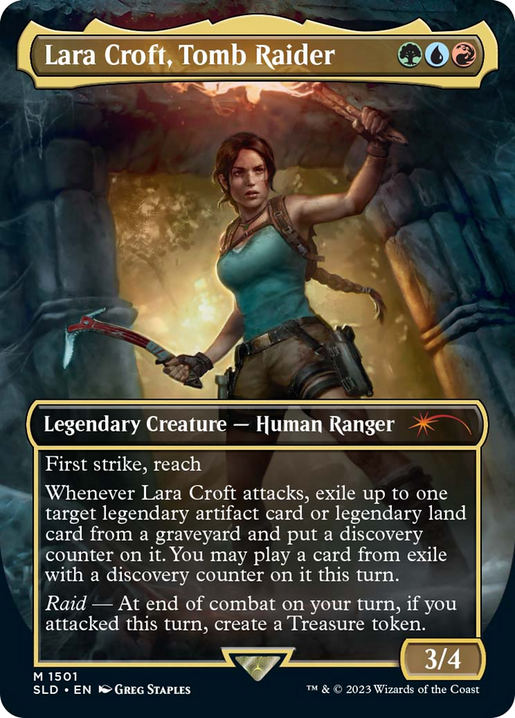 Lara Croft, Tomb Raider [Secret Lair Drop Series] MTG Single Magic: The Gathering | Red Claw Gaming