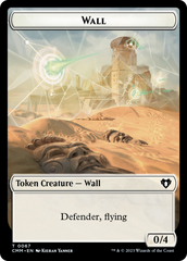 Wall // Kor Ally Double-Sided Token [Commander Masters Tokens] MTG Single Magic: The Gathering    | Red Claw Gaming