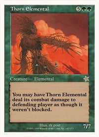 Thorn Elemental (Oversized) [Oversize Cards] MTG Single Magic: The Gathering    | Red Claw Gaming