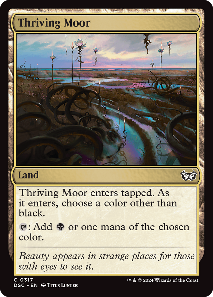 Thriving Moor [Duskmourn: House of Horror Commander] MTG Single Magic: The Gathering    | Red Claw Gaming