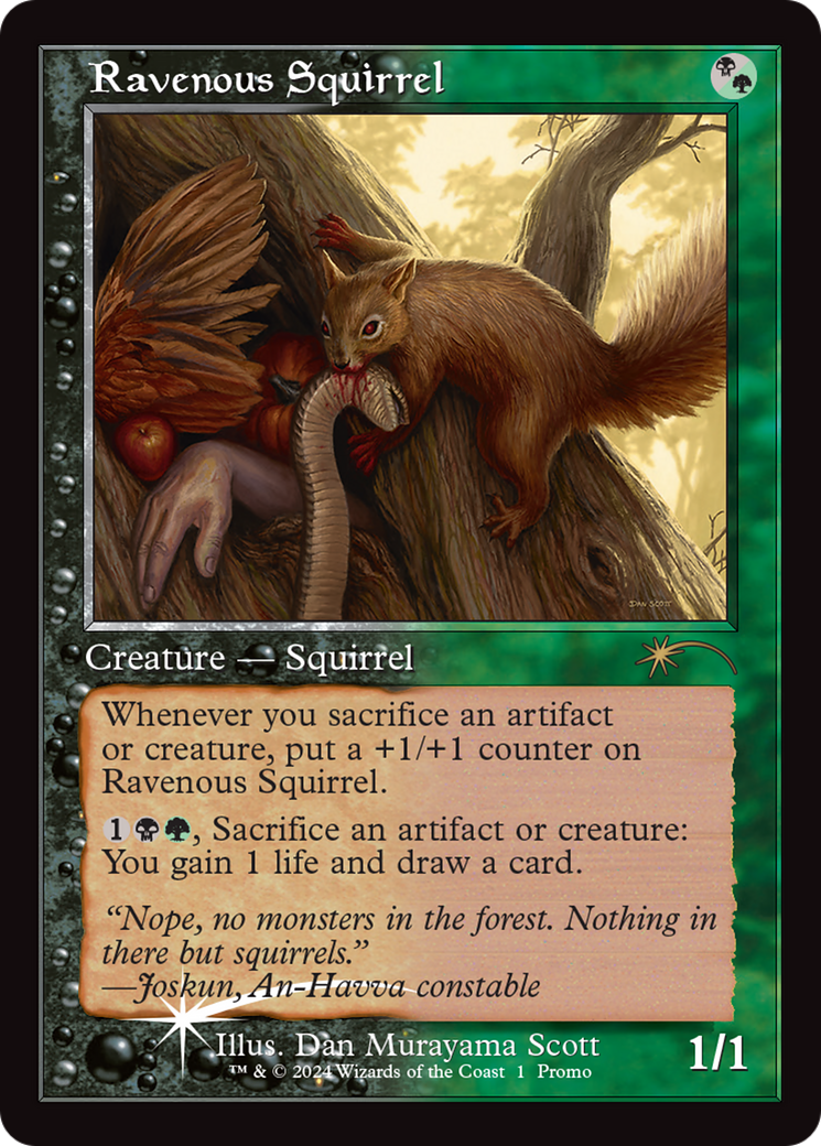 Ravenous Squirrel (Open House) [Wizards Play Network 2024] MTG Single Magic: The Gathering    | Red Claw Gaming