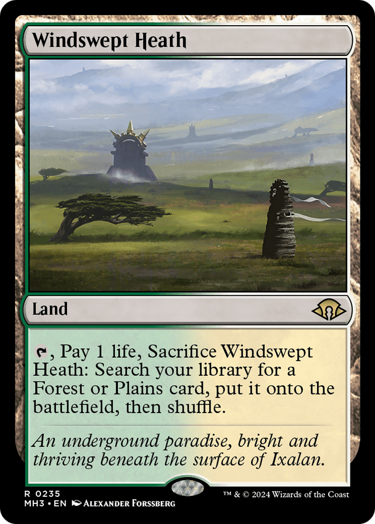 Windswept Heath [Modern Horizons 3] MTG Single Magic: The Gathering    | Red Claw Gaming