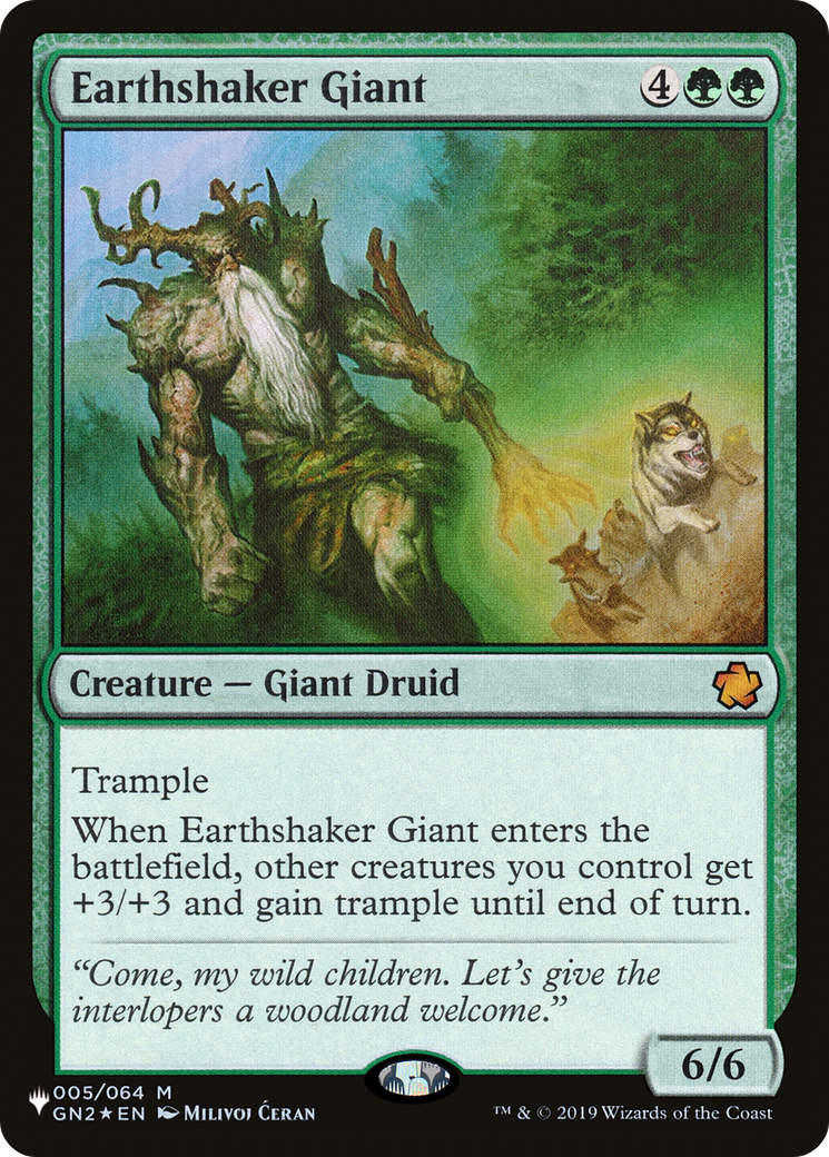 Earthshaker Giant [The List Reprints] MTG Single Magic: The Gathering    | Red Claw Gaming