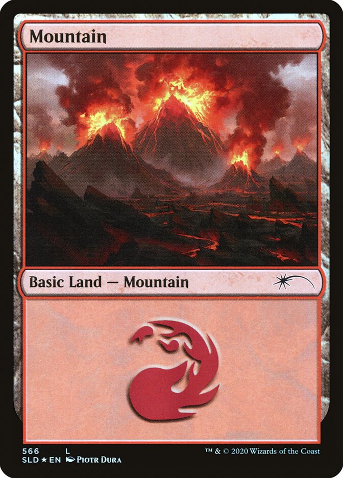 Mountain (Seismic) (566) [Secret Lair Drop Promos] MTG Single Magic: The Gathering    | Red Claw Gaming