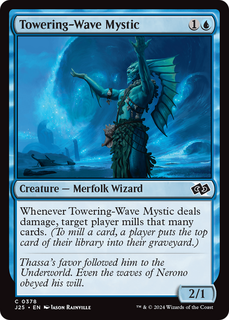 Towering-Wave Mystic [Foundations Jumpstart] MTG Single Magic: The Gathering    | Red Claw Gaming