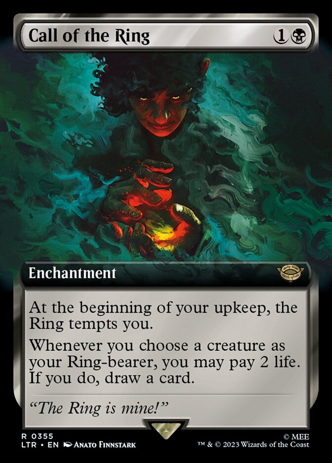 Call of the Ring (Extended Art) [The Lord of the Rings: Tales of Middle-Earth] MTG Single Magic: The Gathering | Red Claw Gaming