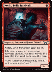 Norin, Swift Survivalist (0297) [Duskmourn: House of Horror] MTG Single Magic: The Gathering    | Red Claw Gaming