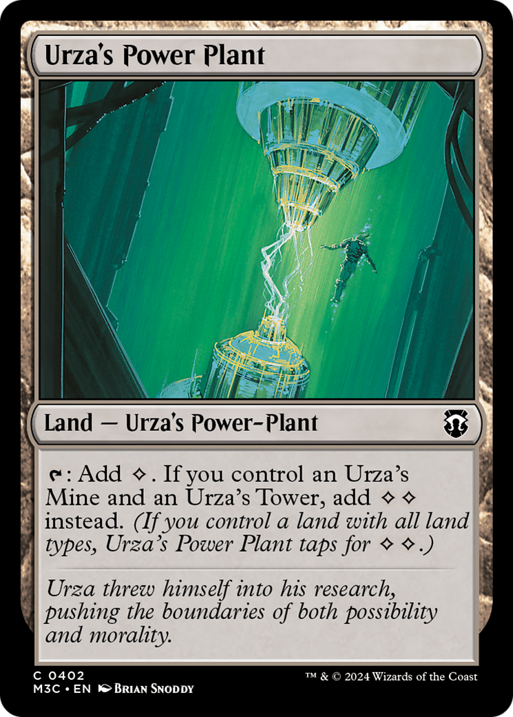 Urza's Power Plant (Ripple Foil) [Modern Horizons 3 Commander] MTG Single Magic: The Gathering    | Red Claw Gaming