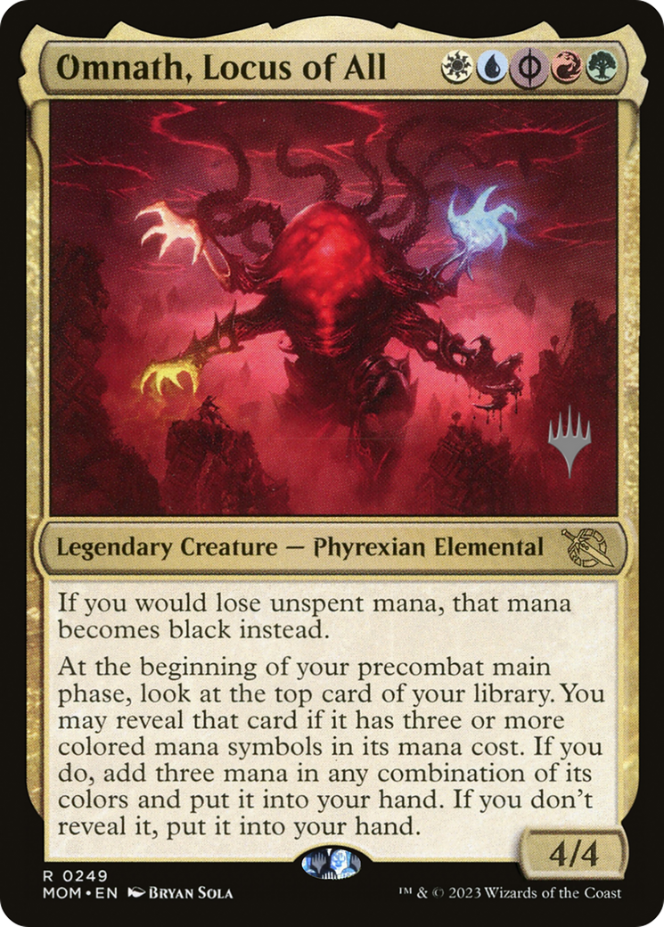 Omnath, Locus of All (Promo Pack) [March of the Machine Promos] MTG Single Magic: The Gathering    | Red Claw Gaming