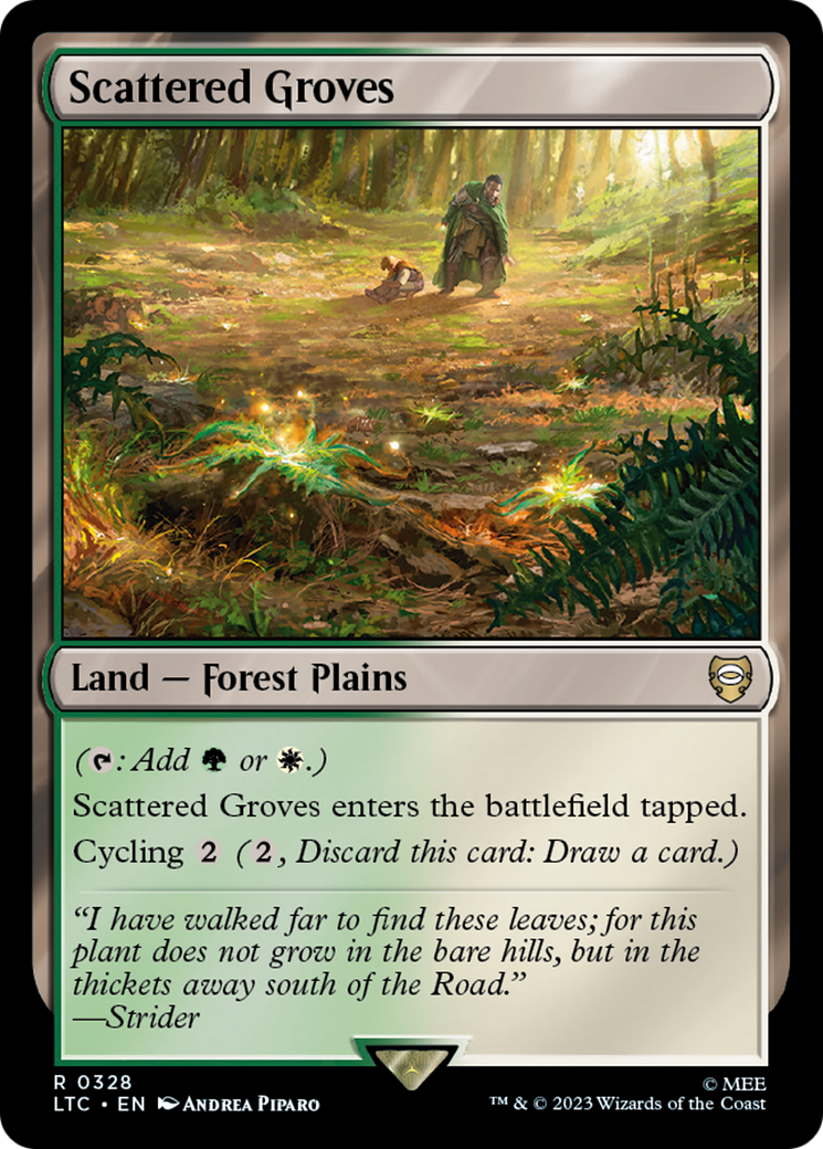 Scattered Groves [The Lord of the Rings: Tales of Middle-Earth Commander] MTG Single Magic: The Gathering    | Red Claw Gaming